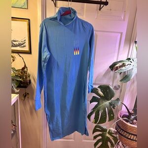 Adidas Blue Turtleneck Bodycon dress